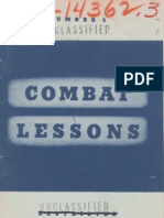 Army Combat Lessons Mar 1942