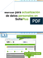 Manual Actualizacion Datos Sofiaplus PDF