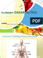 Konsep Dasar Nutrisi