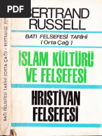 Bertrand Russel - Batı Felsefesi Tarihi 2 - Orta Çağ - İslam Ve Hristiyan Felsefesi-Kitaş Yay-1969-Cs