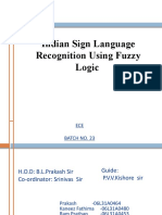 Indian Sign Language Recognition Using Fuzzy Logic