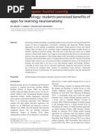 Mobile Technology Students Perceived Benefits of Apps for Learning Neuroanatomy
