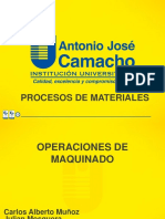 Operaciones de Maquinado