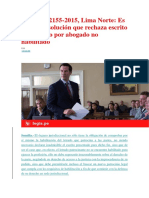 Casación 2155 No Es Nulo Recurso Presentado Por Abog. No Habilitado