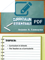 Curriculum Roles of Teachers