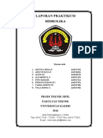Laporan Praktikum Hidrolika: Prodi Teknik Sipil Fakultas Teknik Universitas Kadiri 2016