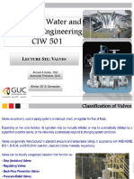 Drinking Water and Sanitary Engineering CIW 501: Ecture IX Alves