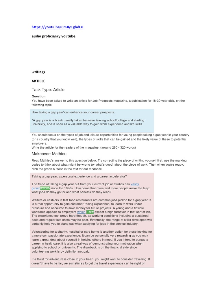 Proficiency Writing Samples | PDF | Stress (Biology) | Employment