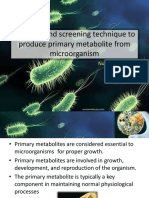 Primary Metabollite