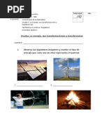 Prueba Tipos de Energia