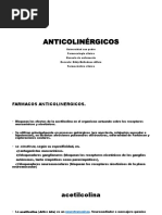 ANTICOLINÉRGICOS