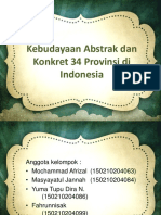 Kebudayaan Abstrak Dan Konkret 34 Provinsi Di Indonesia