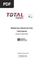 Manual CalculoFrete ICS Webservice V1