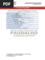 Relação Dos Calouros Canta Paudalho