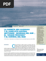 La corbeta ARA GUERRICO y el conflicto austral.