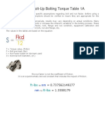 Flange Bolt-Up Bolting Torque Table 1A.pdf.pdf