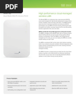 Cisco Meraki MR44 Access Point Datasheet | PDF | Ieee 802.11 | Mimo