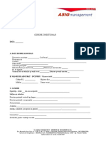 Chestionar Inspectie de Risc Universal