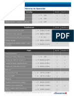 Horarios Bancanet