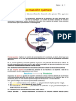 La Reacción Química (Tipos y Ajuste) 1ºbach PDF