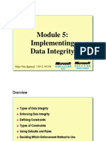Module 05 - Implementing Data Integrity
