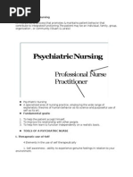 Psychiatric Nursing 1