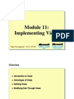 Module 11 Implementing Views
