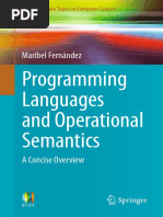 Maribel Fernández (Auth.) - Programming Languages and Operational Semantics - A Concise Overview-Springer-Verlag London (2014) PDF