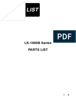 Juki LK-1900B Parts List