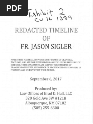 Fr Jason Sigler Plea Clergy