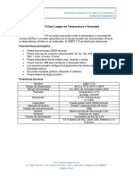 Data Logger Temperatura Humedad Almacenes