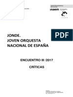 Dossier de Prensa Encuentro JONDE Festival Ibérico de Música