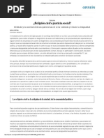 ¿Religión Civil o Justicia Social_ _ Opinión _ EL PAÍS