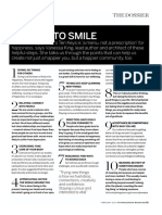 Get Set To Smile - Psychologies Feb 2015 - Article