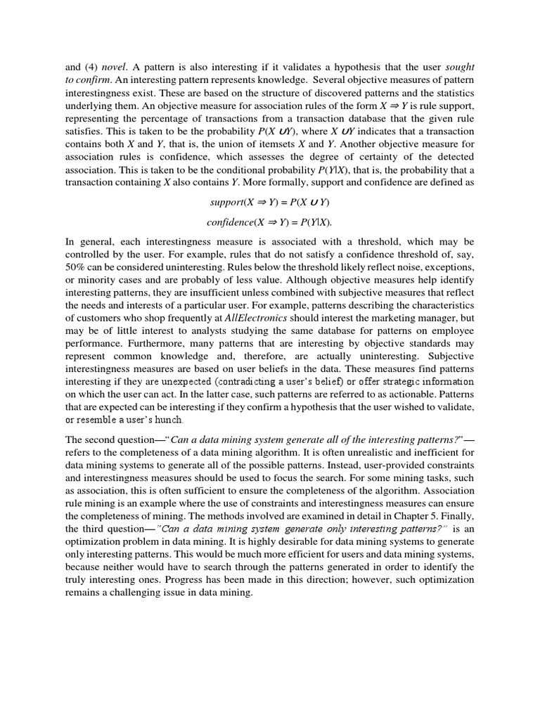 Optimizing Data Mining Patterns | PDF