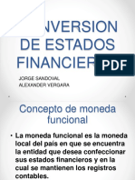 Conversion de Estados Financieros