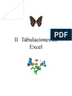 II Tabulaciones en Excel