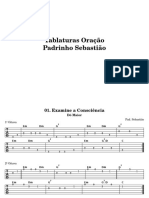 Oraçao Santo Daime+tablatura en DO y RE+acordes+escalas