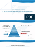 Asociacion Estadistica y Tes de Independencia