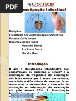 Seminario Constipação Intestinal