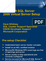 Microsoft SQL Server 2000 Virtual Server Setup