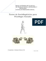 Textos de sociolingüística para psicologos sociales  2008