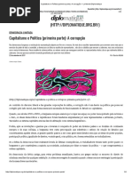 Capitalismo e Política (Primeira Parte) - A Corrupção