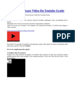 Download Come Scaricare Video Da Youtube Gratis by Giovanni Farotto SN36207891 doc pdf