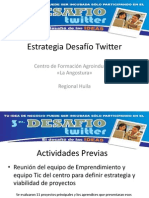 Estrategia Desafio Twitter