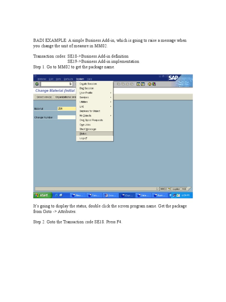 Badi Example PDF Interface Computer Programming