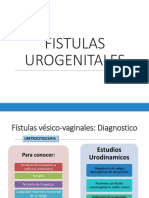 Fistulas Urinarias DX y Tto