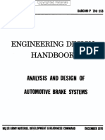 (DARCOM-P 706-358) - Engineering Design Handbook - Analysis and Design of Automotive Brake Systems - U.S. Army Materiel Command