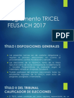 Presentación Reglamento Tricel y Calendario