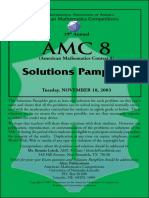 Solutions Pamphlet: 19 Annual